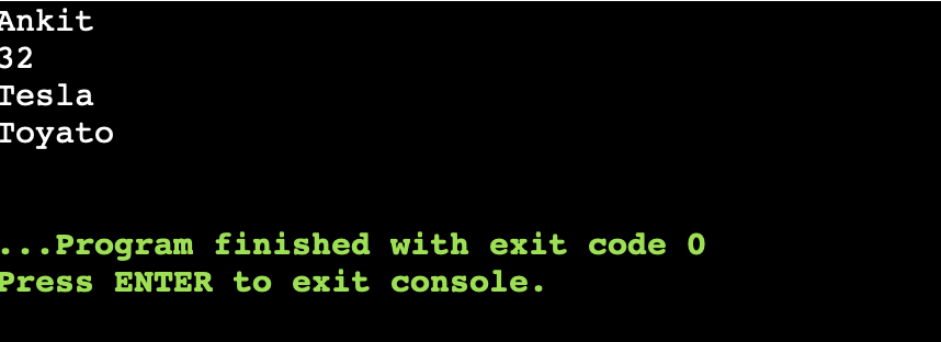 Python tuple Example